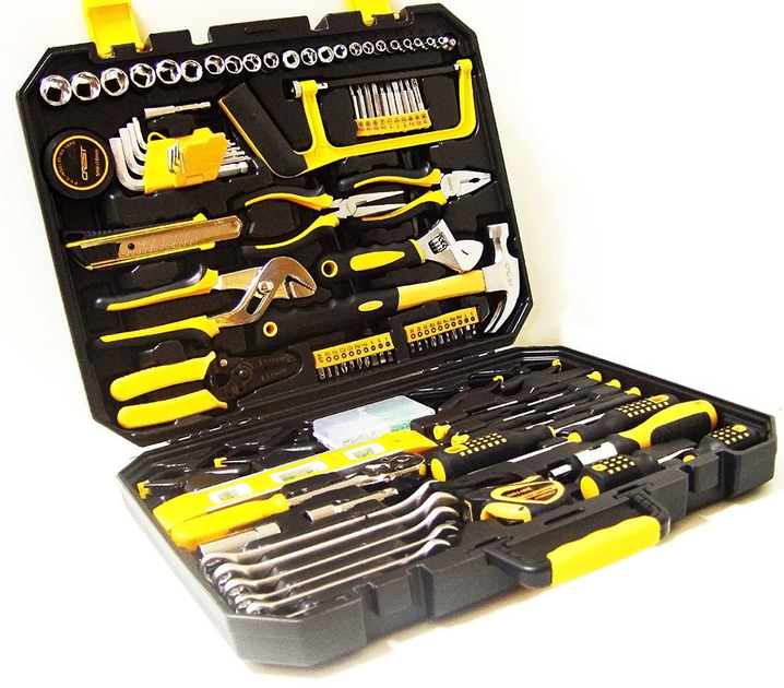 Универсальный набор ручных инструментов Crest tools Vendor в чемодане .