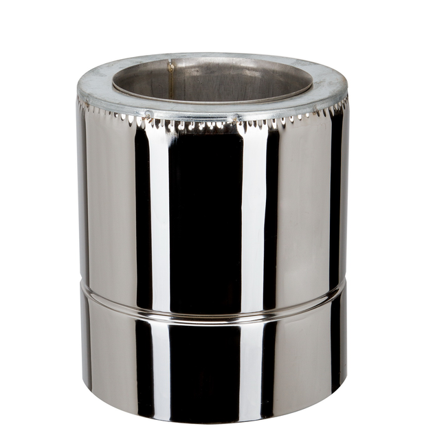 Труба Лира-ЛТД двустенная (термо) 0,25м Ф130/200 нержавеющая сталь ...