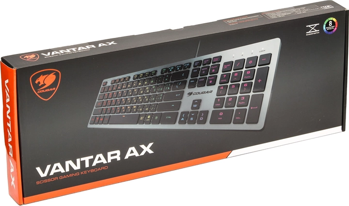 Клавіатура дротова Cougar Vantar AX USB Black - зображення 12