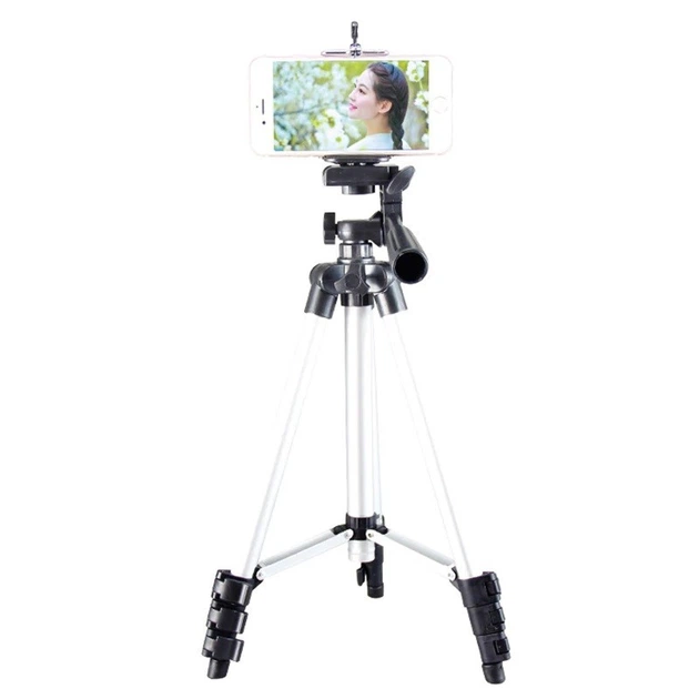 Штатив телескопический для камеры и телефона трипод на 4 секции TRIPOD 3110 - изображение 2