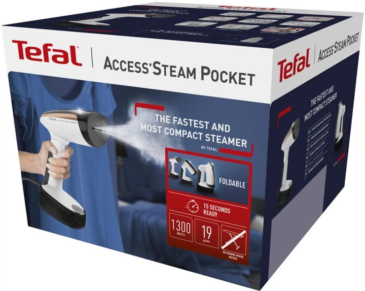 Parownica do ubrań TEFAL Access Steam Pocket DT3030 - Zdjęcie 14 Parownica do ubrań TEFAL Access Steam Pocket DT3030 - obraz 14