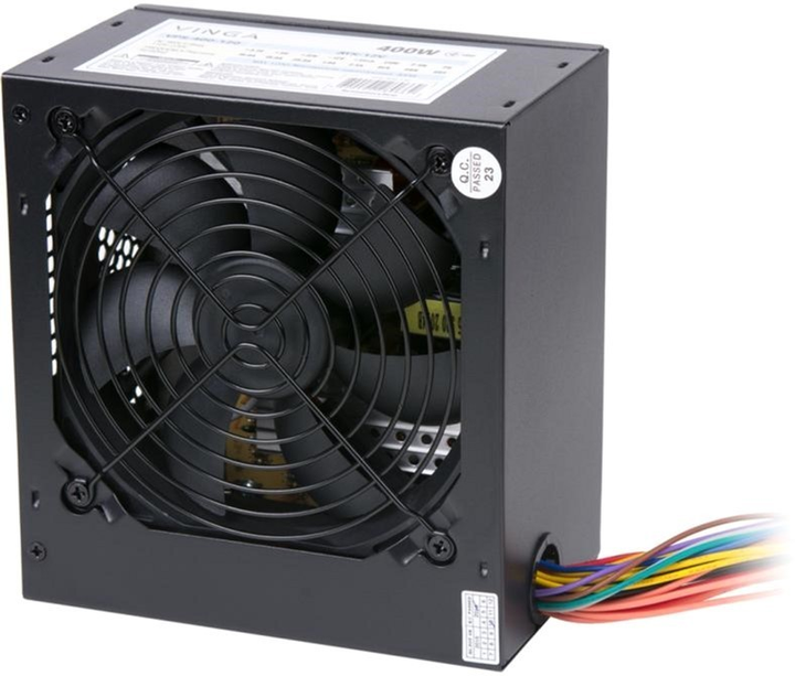 Блок питания для компьютера Merlion 400W 12cm Black - изображение 1