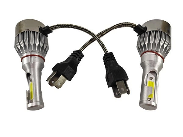 Світлодіодні автомобільні LED-лампи ADS С6 H4 6000K, 3600Lm з охолодженням LED Headlight - зображення 3