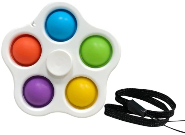 Игрушка антистресс Pop It Simple Dimple Спинер симпл димпл white ...