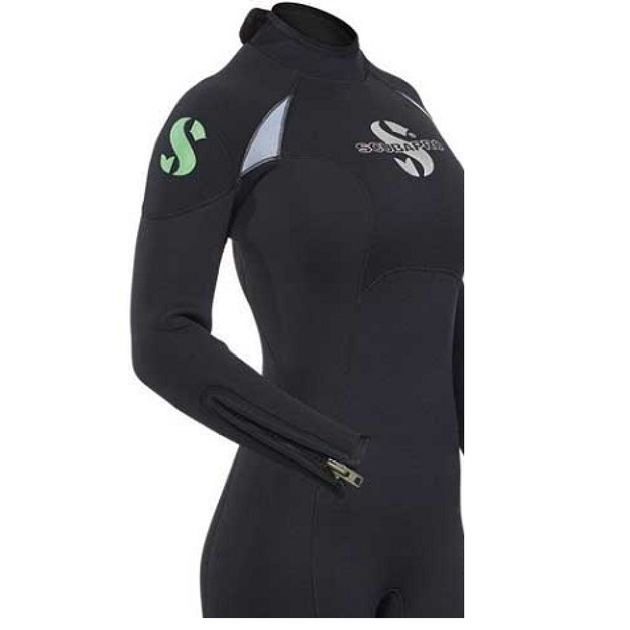 Гідрокостюм Scubapro ONEFLEX Back Woman 5mm чорний Чорний M - зображення 3