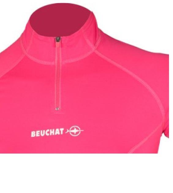 Футболка Beuchat Rash Guard Atoll женская розовая Розовый XS - изображение 3