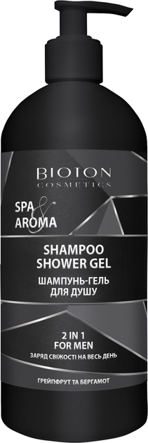 Шампунь-гель для душа 2 в 1 Bioton Cosmetics Spa&Aroma для мужчин 750 мл (4820026153308) - изображение 1