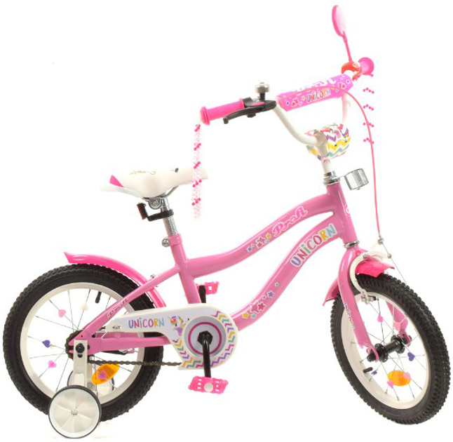 Детский велосипед Prof1 Unicorn 14" Розовый (Y14241 pink) – фото ...