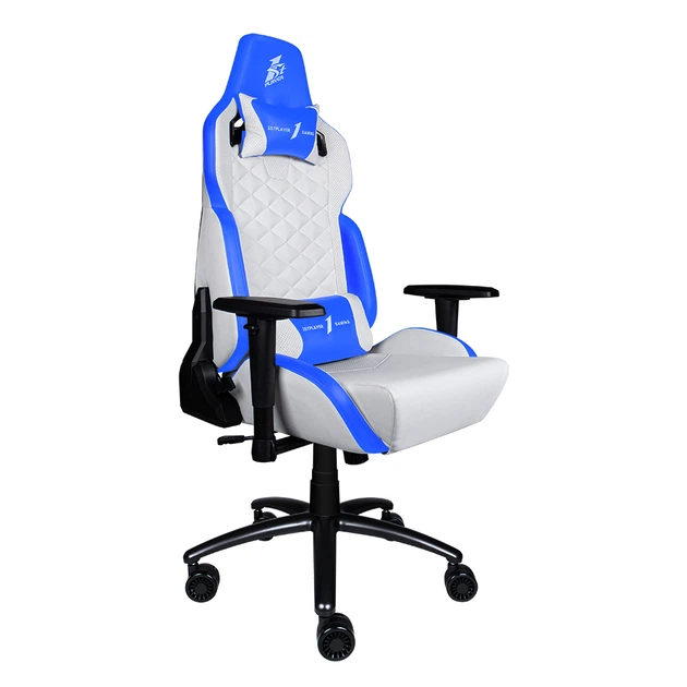Крісло для геймерів 1stPlayer DK2 Blue-White - Фото 3 Крісло для геймерів 1stPlayer DK2 Blue-White - зображення 3