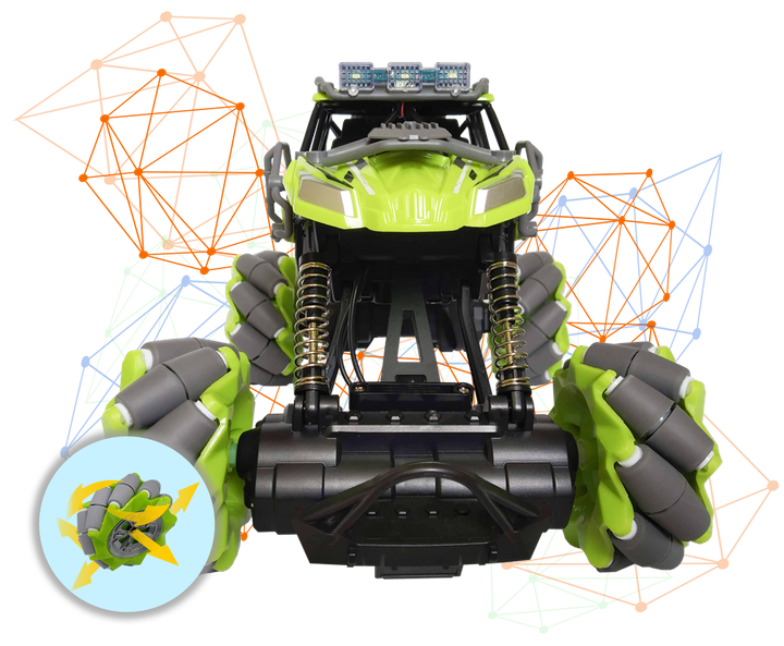 Трюкова Машинка Всюдихід Fever Buggy4WD Зелена Масштаб 1:16 Sulong Toys Original - зображення 3