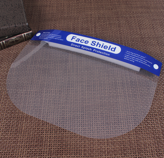 Защитный экран щиток маска для лица Face Shield медицинский (1 шт) - Фото 10 Защитный экран щиток маска для лица Face Shield медицинский (1 шт) - изображение 10