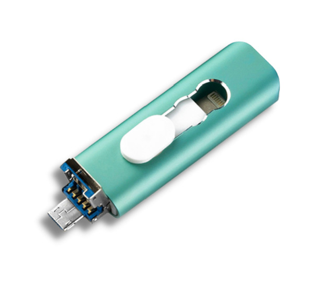 Флешка для Apple iPhone HighSpeed USB 3.0+micro Usb+lightning ...