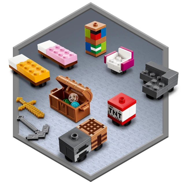 Zestaw klocków LEGO Minecraft Nowoczesny domek na drzewie 909 elementów (21174) - obraz 7