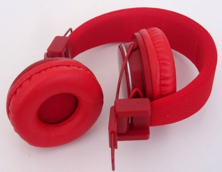 Беспроводные Bluetooth наушники Atlanfa AT-7611A c MP3 плеером, FM радио приемником и микрофоном (Красные) - изображение 8