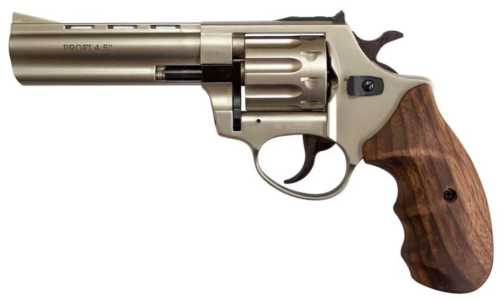 Револьвер під патрон Флобера PROFI-4.5" сатин/бук - зображення 1