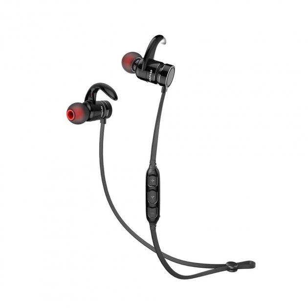Спортивные беспроводные Bluetooth наушники Awei AK4 Black (МХ-НФ-00006396) - Фото 2 Спортивные беспроводные Bluetooth наушники Awei AK4 Black (МХ-НФ-00006396) - изображение 2