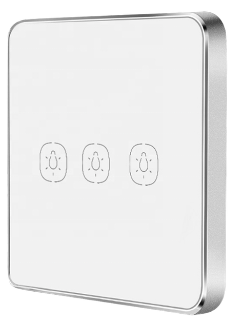 Умный сенсорный ZigBee выключатель без нуля Tervix Pro Line ZigBee ...