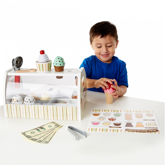 Игровой набор с мороженого Melissa & Doug MD19286 - изображение 4