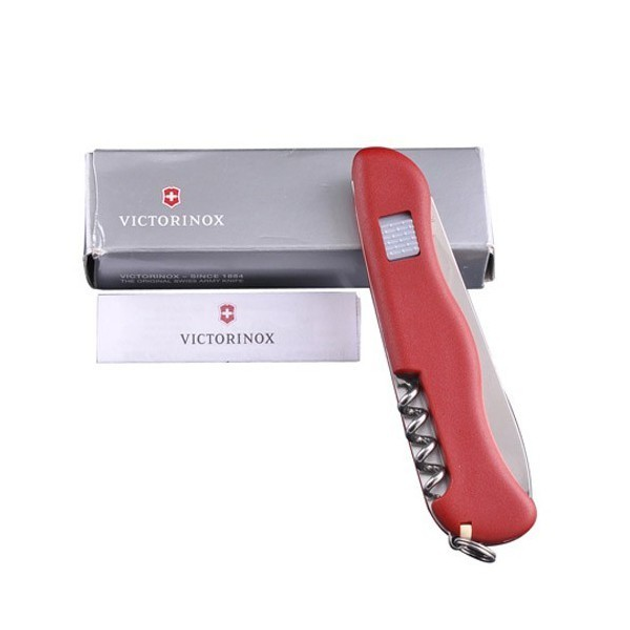 Складной нож Victorinox Alpineer 0.8823 Викторинокс матовый Красный - изображение 2