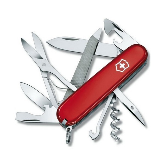 Складной нож Victorinox Mountaineer 1.3743 нож Викторинокс Красный - изображение 1