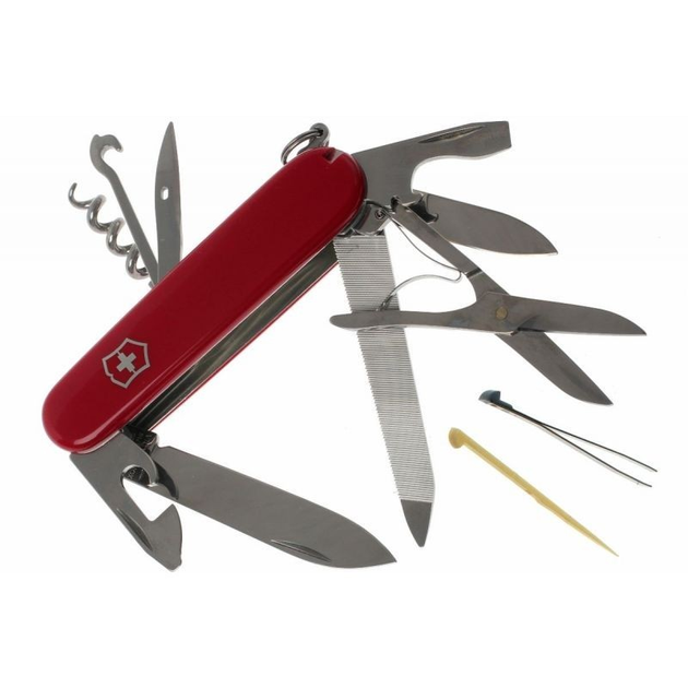 Складной нож Victorinox Mountaineer 1.3743 нож Викторинокс Красный - изображение 2