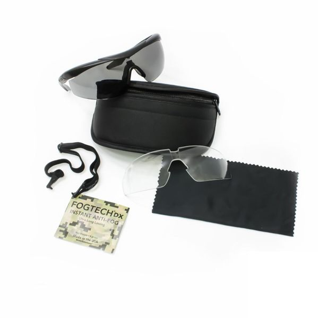 Тактические очки Wiley-X Talon Smoke/Clear Lens 2000000038018 - изображение 1