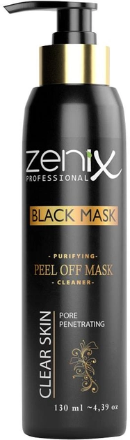 Маска-пилинг Zenix Peel Off Mask с активированным углём с дозатором 130 мл (8680075540926) 