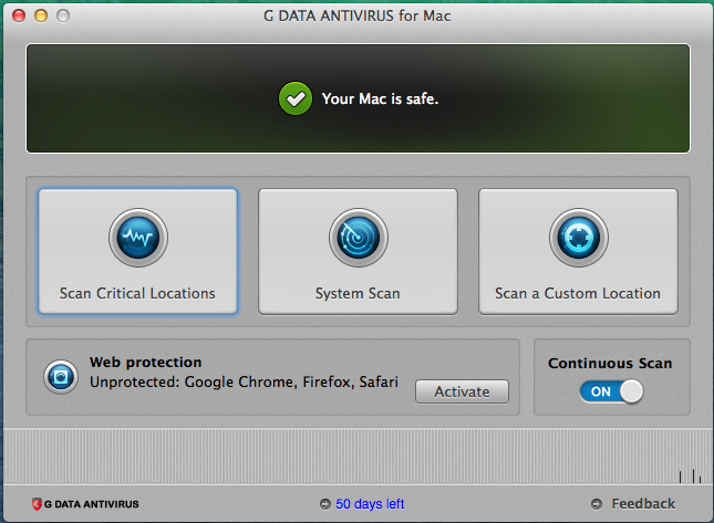 G Data AntiVirus for Mac 1 рік 8 ПК - изображение 2