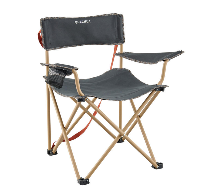 Стул-кресло раскладной Quechua Basic Chair XL(8575772) - Фото 1 Стул-кресло раскладной Quechua Basic Chair XL(8575772) - зображення 1