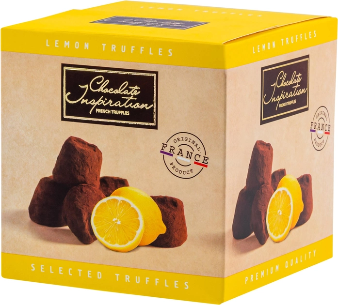 Французские трюфели Chocolate Inspiration со вкусом лимона 200 г (3481290035151) 