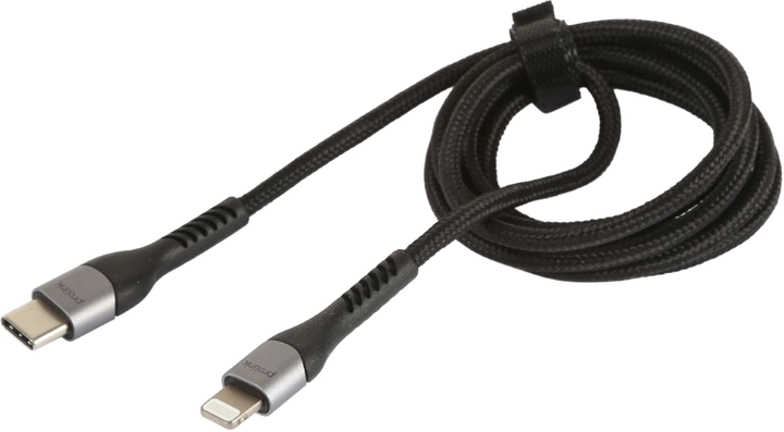 Кабель ProLink USB Type-C для Apple Lightning 1 м Black (PF444A-0100) - изображение 2