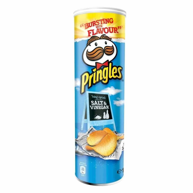 Чипсы с солью и уксусом Pringles Salt & Vinegar 165 г от продавца ...