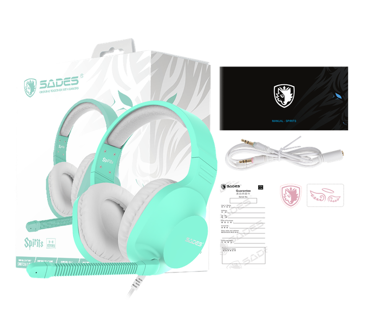 Навушники Sades SA-721 Spirits Cyan (SA-721/CN) - зображення 3