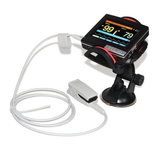 Монитор пациента пульсоксиметр Contec PM-60A 3.5 цветной TFT дисплей передача данных на ПК (mpm_00030) - зображення 2