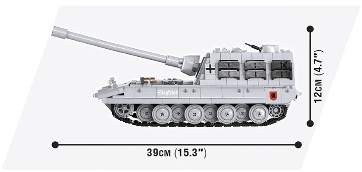 Klocki konstrukcyjne Cobi World Of Tanks Jagdpanzer E-100 Crocodile 950 elementów (3036) - obraz 4