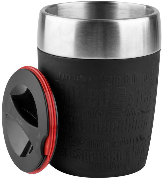 Термокружка Tefal Travel Cup 0.2 л Черная (K3081314) – фото, отзывы ...