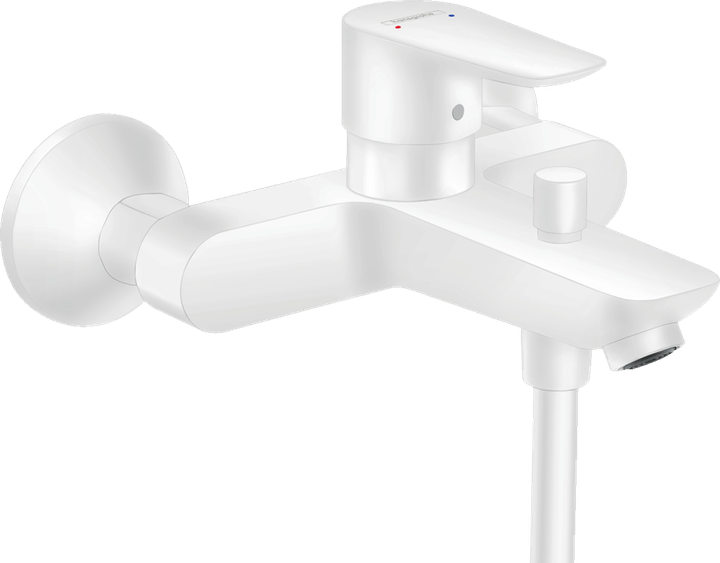 Змішувач HANSGROHE Talis E для ванни Matt White (71740700) - Фото 1 Змішувач HANSGROHE Talis E для ванни Matt White (71740700) - изображение 1