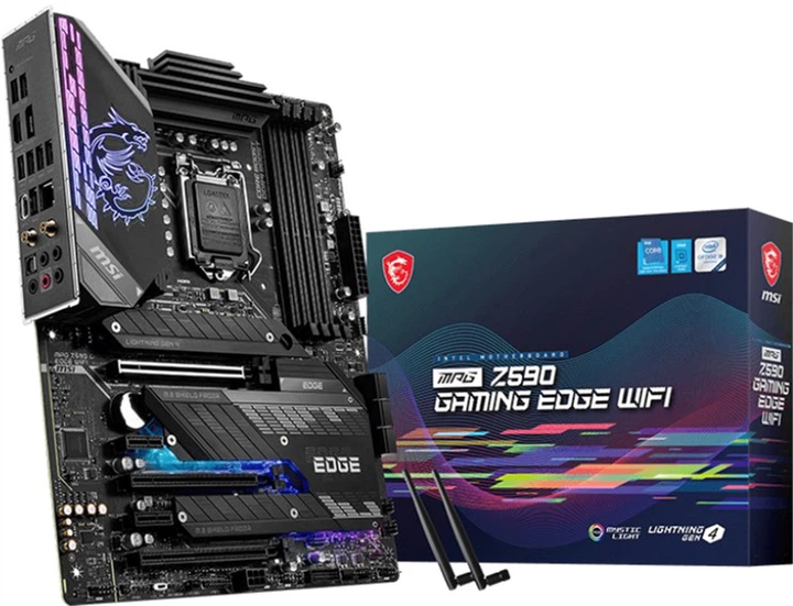Материнская плата MSI MPG Z590 Gaming Edge WiFi (s1200, Intel Z590