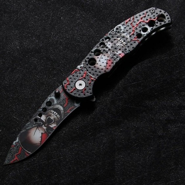 Карманный нож Azrael OD215 (Black with red) - изображение 2