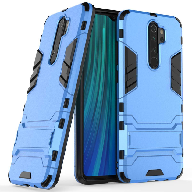 Чехол Iron для Xiaomi Redmi Note 8 Pro бронированный бампер Blue – фото ...