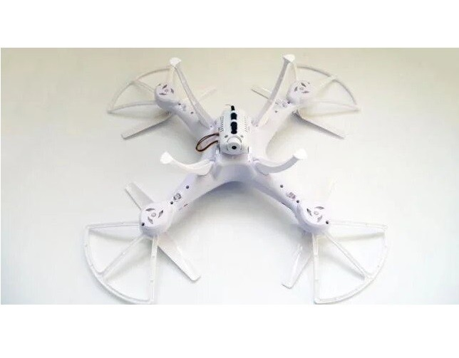 Багатофункціональний радіокерований квадрокоптер, дрон 1 000 000 WiFi з пультом радіоуправління з тримачем для телефону, смартфона з підтримкою WiFi білий - зображення 5