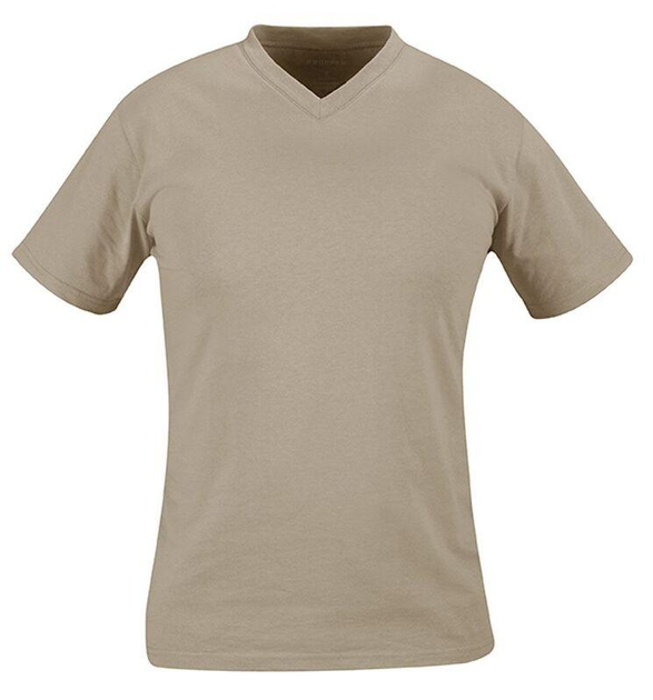 Потоотводящая термофутболка Propper T-Shirt V-Neck F5347, Desert Sand Small, Тан (Tan) - зображення 1