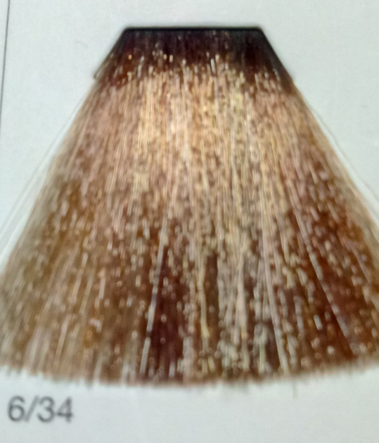 Краска для волос Erayba Gamma Color 6-34 золотисто - медный темно ...
