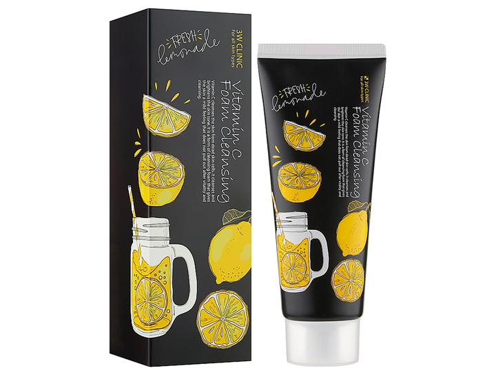 Очищающая пенка для лица с витамином С 3W Clinic Vitamin C Foam ...