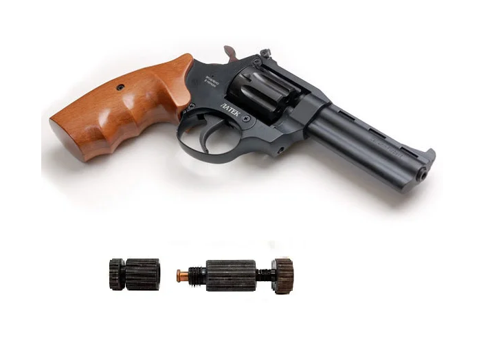 Револьвер під патрон Флобера ЛАТЕК Safari РФ 441 М + обжимка патронів Флобера в подарунок! - изображение 1