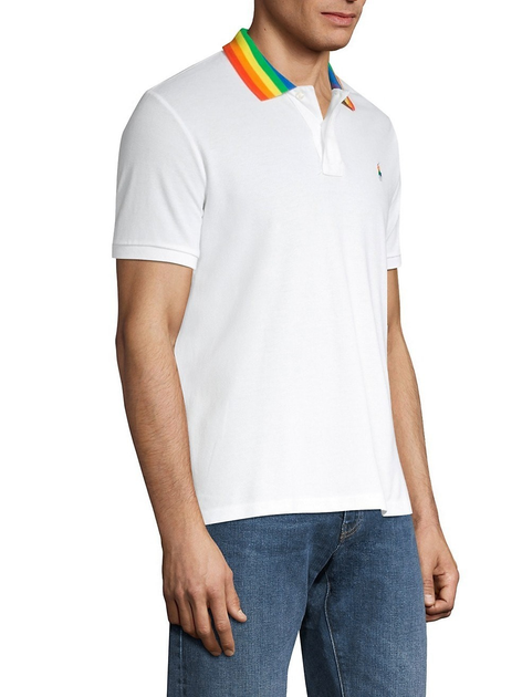 Поло Polo Ralph Lauren, з райдужним коміром, LGBT, білий, 0767325974941,  р.XXL – низькі ціни, кредит, оплата частинами в інтернет-магазині ROZETKA |  Купити в Україні: Києві, Харкові, Дніпрі, Одесі, Запоріжжі, Львові