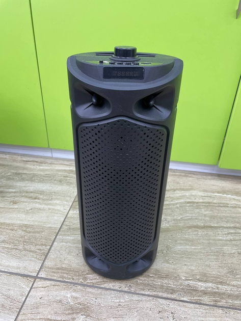 Портативна Bluetooth колонка JBK-8898, Black, USB, FM, Акустична система, З музичним підсвічуванням - зображення 2
