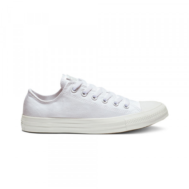 converse chuck taylor all star ox white leather trainers