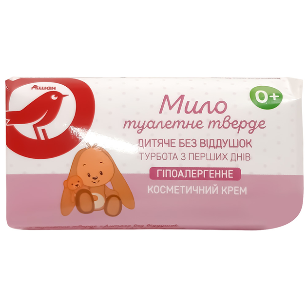 ROZETKA | Мыло детское Auchan Без отдушек 000665113, 90 г, 0m+ от ...