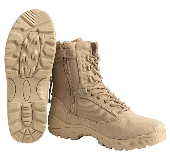 Ботинки тактические Mil-Tek KHAKI TACTICAL BOOTS 45 песок  - изображение 1